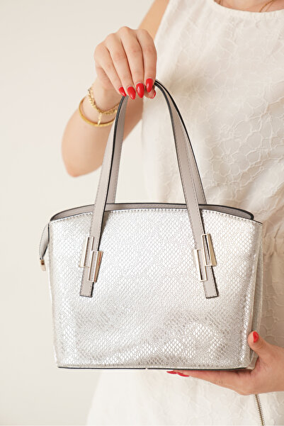 Riccon Elizrele Women Shoulder and Arm Bag 00122138 Silver