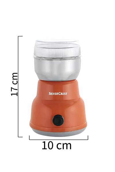 Silver Crest SilverCrest Electric Coffee & Spice Grinder | 300W High-Performance | Stainless Steel Blades