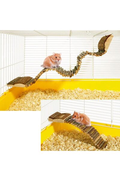 Genel Markalar Ahşap Kemirgen Oy. Merdiven 27x7cm NRMSA