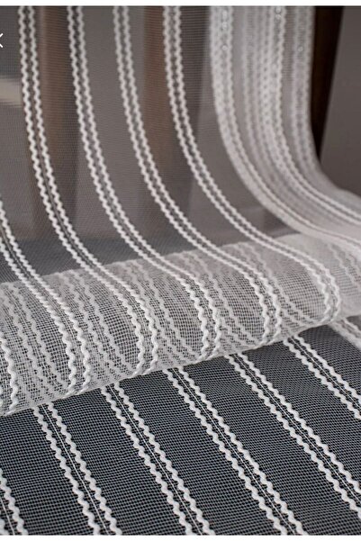 Bsrn Tasarım Çift Makarna Simli Tül Perde 1/3 Sık Pile Ağır Gramajlı Ütü Istemez | En Çok Tercih Edilen Model