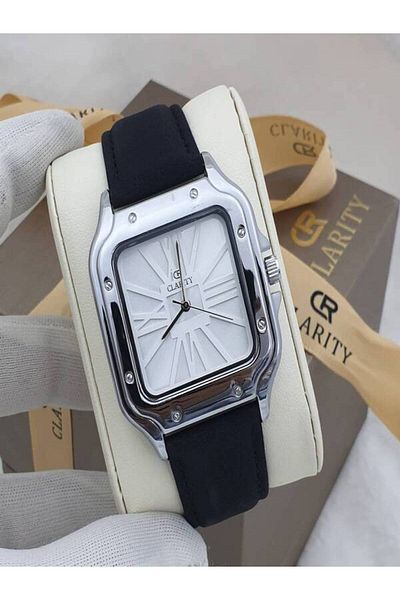 Generic Men's waterproof leather watch with a luxurious box
