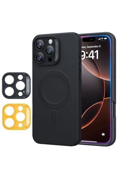 ESR Cloud Soft Case + Camera Grids SET for Apple iPhone 16 Pro Max, MagSafe, Black