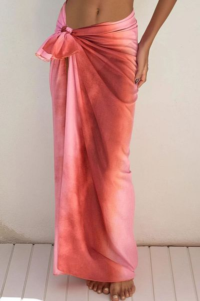 Hiccup Patterned Maxi Pareo