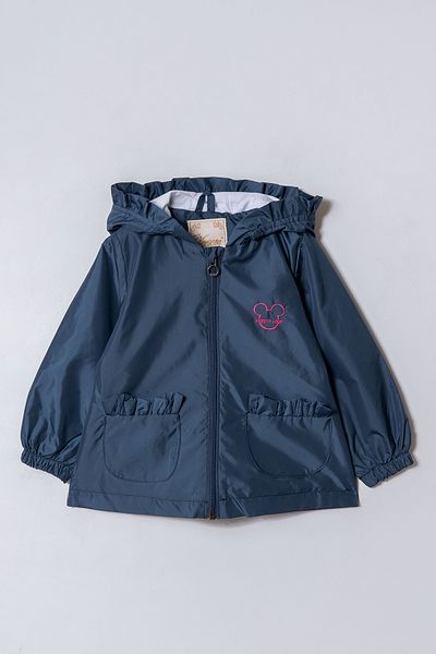 Verscon Girl's Hooded Embroidered Windbreaker & Raincoat 2 - 6 Years