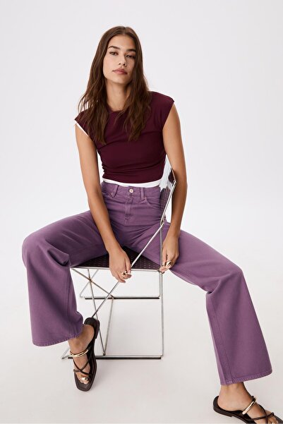 Stradivarius D92 straight wide-leg jeans