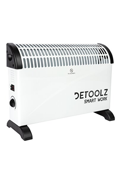 divendi-ro Detoolz electric convector heater 2KW 3 power steps with adjustable thermostat