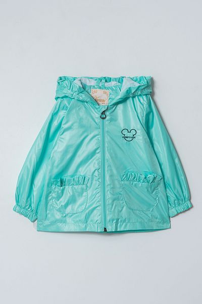 Verscon Girl's Hooded Embroidered Windbreaker & Raincoat 2 - 6 Years