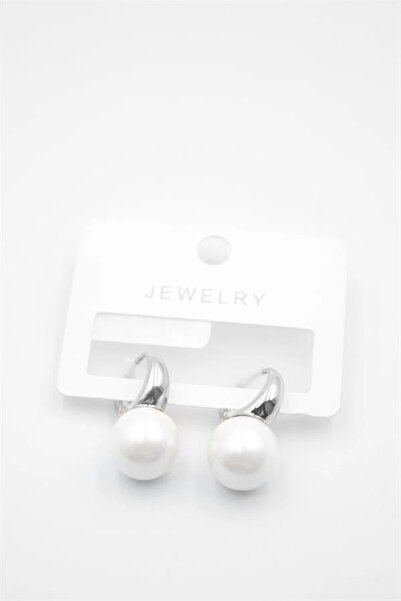 PRATİKOBA Pearl Earrings - Silver