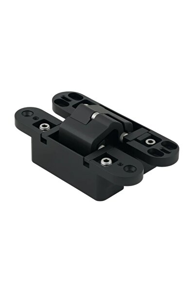 CANEX Akordiyon Menteşe Ayarlı Zamak Merkez Siyah 95mm SOL Ayarlı