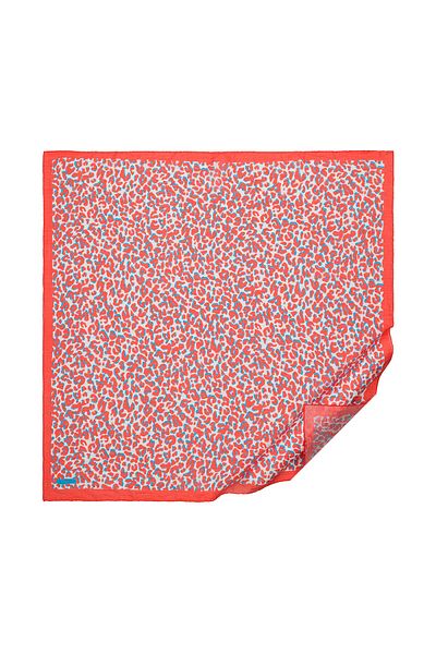 ipekevi Pomegranate Flower Leopard Pattern Scarf