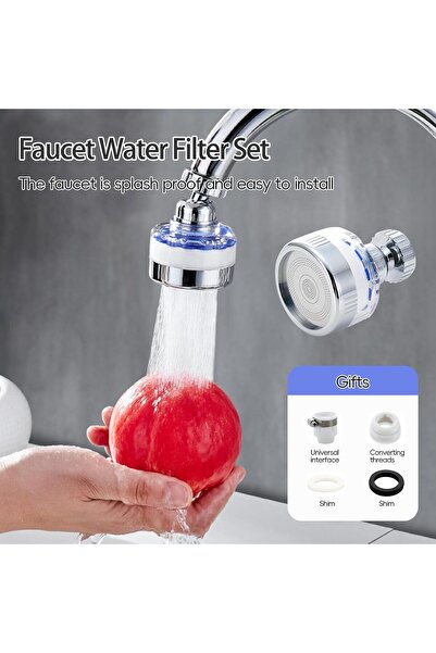 Hope Faucet Water Filter Set, 360° Rotating Kitchen Faucet Water Purifier