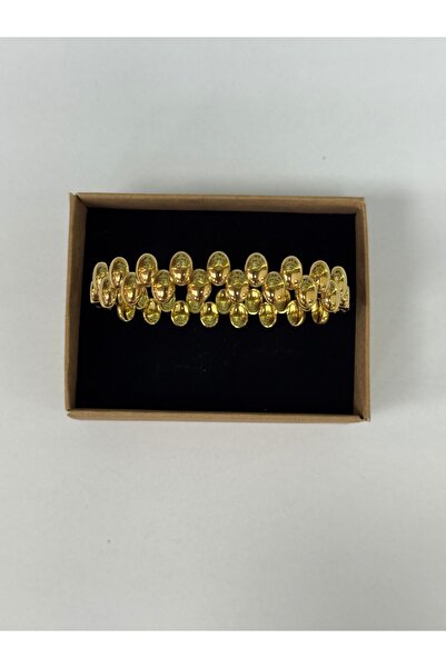 VLDORO D'Oro Top Design Gold Tone Steel Bracelet