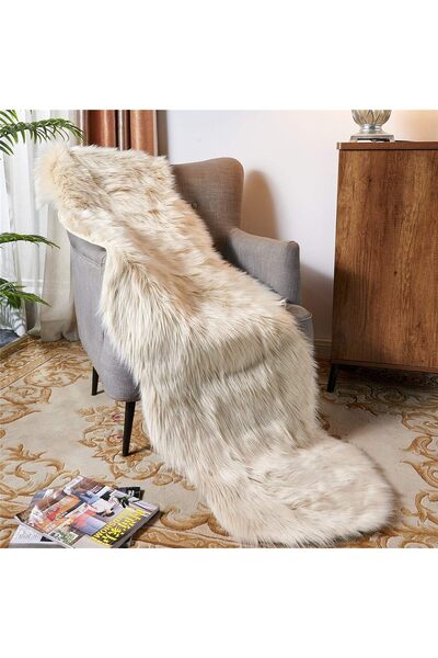 S Z F Store EasyJoy Ultra Soft Fluffy Shaggy Area Rug Faux Fur Rug Chair Cover Seat Pad Fuzzy Area Rug for Bedro
