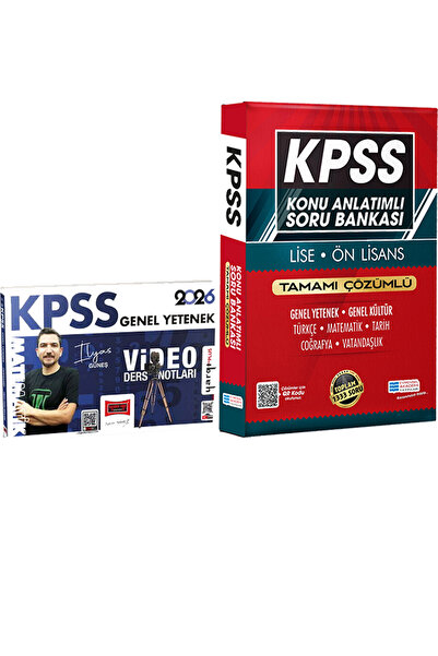 Yargı Yayınları 2026 KPSS Matematik Video Ders Notları İlyas Güneş - Lise Önl...