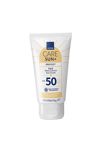 AVON Face Sunscreen Cream, Avon, SUN+, PROTECT, SPF 50, Shine Control, 50 ml