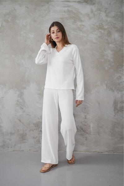 HG MODA Γυναικείο Σετ Φόρμας με Γιακά