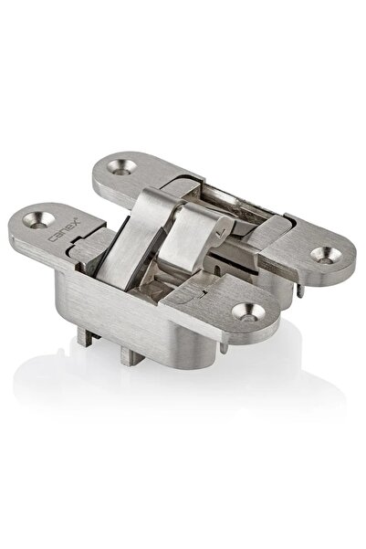 CANEX Akordiyon Menteşe Saten Ayarlı Zamak Merkez 110mm SAĞ Ayarlı
