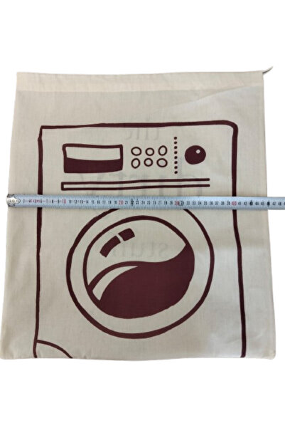 ilkadimbuklet 6 Adet Kirli çamaşır Torbası Pamuk Ham bez. İp Büzgülü Ölçüler ve görüntü birebir aynıdır.