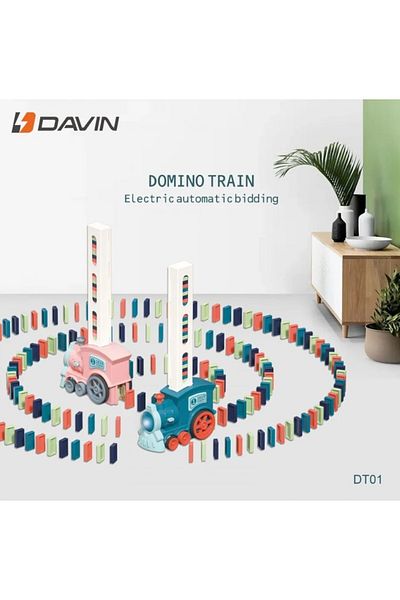 davin Davin - Domino Train Game Model DT01 Multicolor