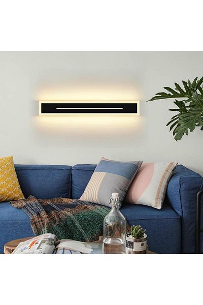 ELECTROPOWER Rectangular Outdoor LED Wall Light (Black)