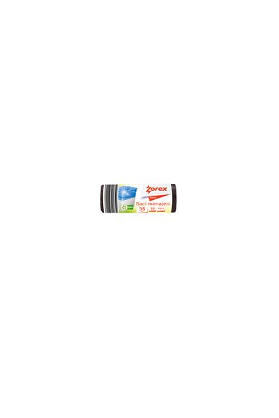 ZOREX Basic garbage bags, 35 L, black, 50 pcs/roll