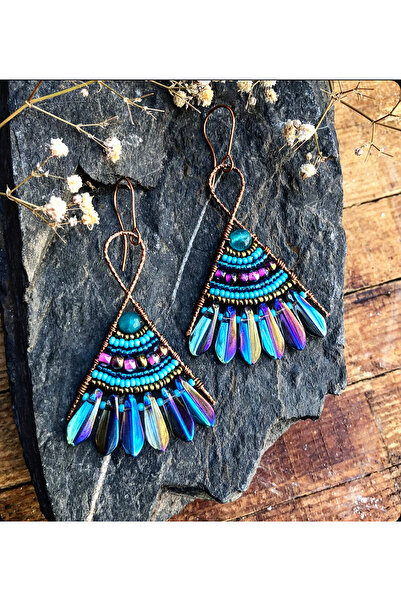 MODA Copper Wire Winding Earrings