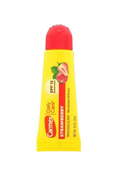 Carmex مرطب شفاه برائحة الفراولة SPF15 للعناية اليومية