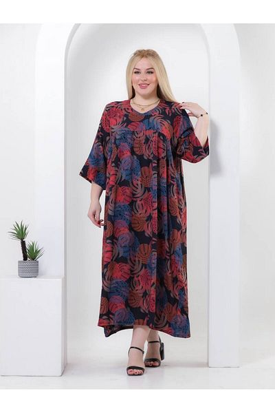 AFandina The beauty of colors and the uniqueness of design in the Haer viscose jalabiya A-9910