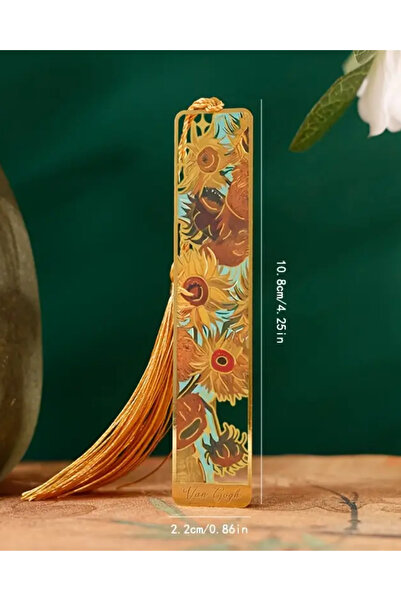 KAVİTİCARET Metal Material Table Drawing Bookmark