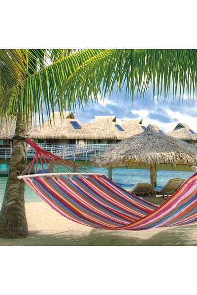 divendi-ro Hammock with stripes Multicolore, 200x100 cm