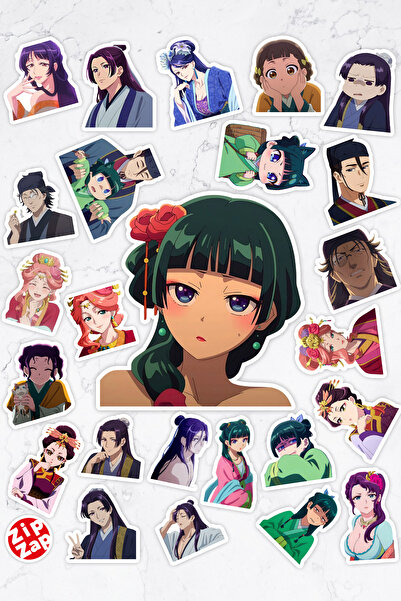 ZipZap Kusuriya no Hitorigoto The Apothecary Diaries Anime Yapışkanlı Folyo S...