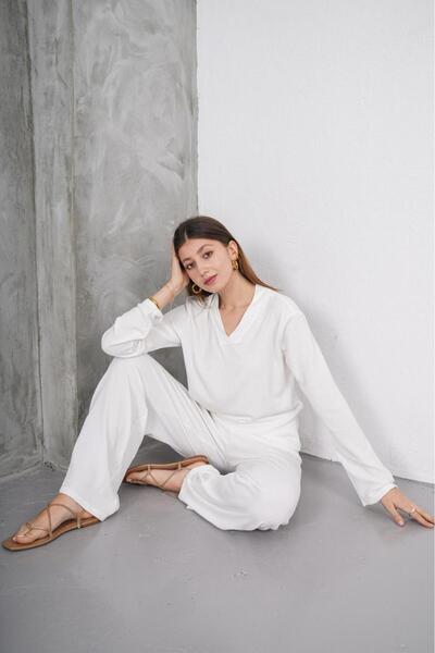 HG MODA Γυναικείο Σετ Φόρμας με Γιακά