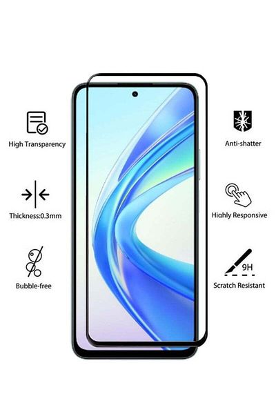 Generic Honor X7b Tempered Glass Screen Protector Black