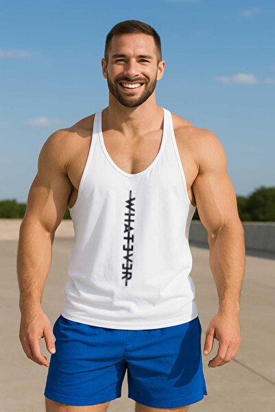 TREND ALİSSE Tricou sport pentru bărbați cu imprimeu, atlet casual, care elim...