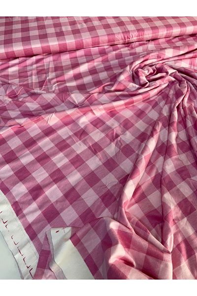 EGE DESIGN Single Lyc Combed Printed Plaid