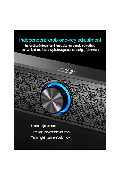 Datazone DZ‑YM‑A20 USB Computer Speakers – Compact Stereo, 3.5mm Input, Rich Bass