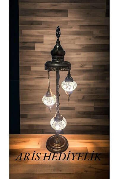 Zem El Yapımı Otantik Mozaik Lambader3