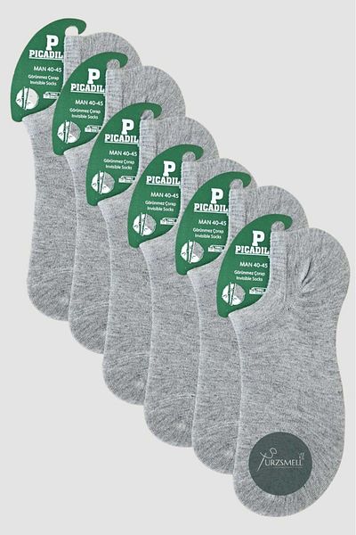 urzsmell Bamboo Sneaker Casual Invisible Socks Comfortable Flexible Pack of 6