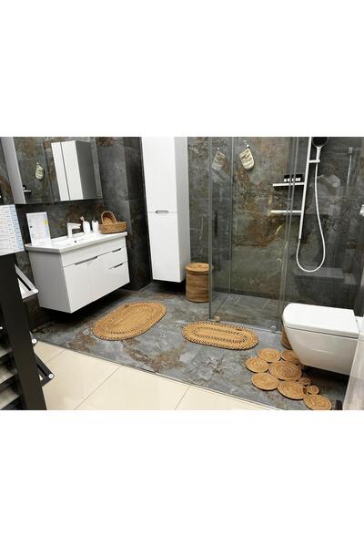 Eylül Home Dizayn BANYO TAKIMI PASPAS TAKIMI BANYO SET