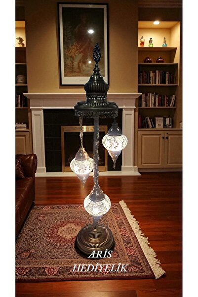 Zem El Yapımı Otantik Mozaik Lambader3