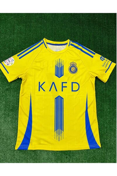 Flextreme Cr'Istiano-Ronaldo 7 All.Nasrr Yellow Color Home Adult Football Jersey