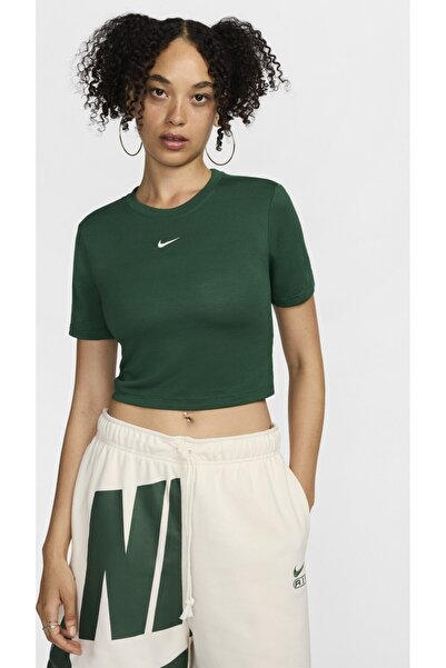 Nike Essential Slip Crop Kadın Tişört