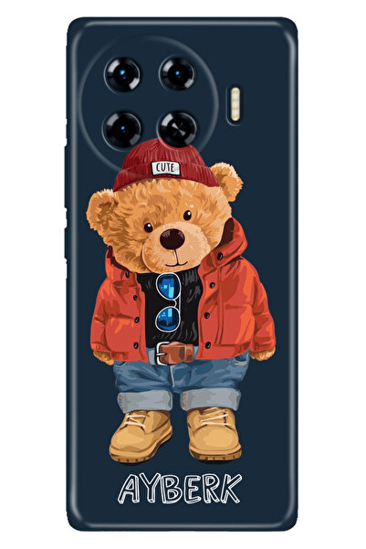 TECNO Spark 20 Pro Plus+ Kılıf Tema İsim Yazılı Kişiye Özel Silikon Kapak Model-31