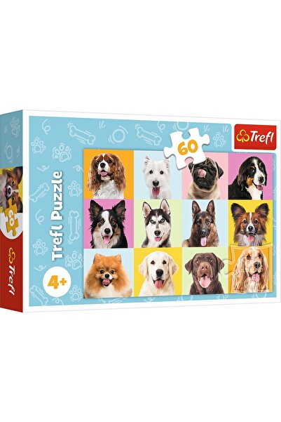 Trefl Puzzle TREFL PUZZLE 60 CUTE DOGS