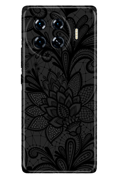 TECNO Spark 20 Pro Plus 6.78inc Kılıf Renkli Silikon Baskılı TPU Mandala Gül