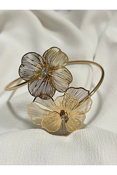 Çelik Lucky Store Kadın Çiçekli Model Kol Pazu Bileklik Aksesuarı