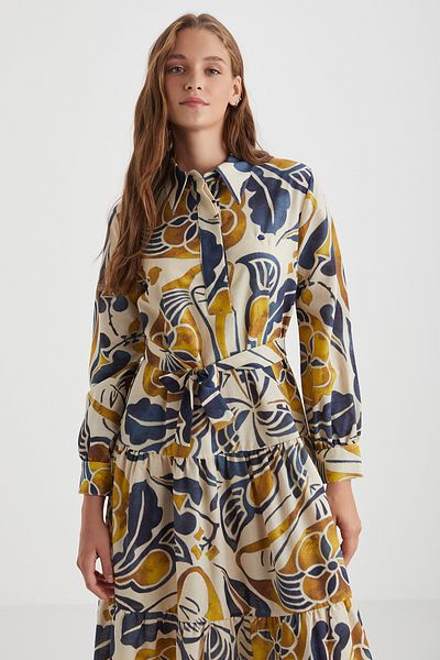 Penyemood Floral Print Dress