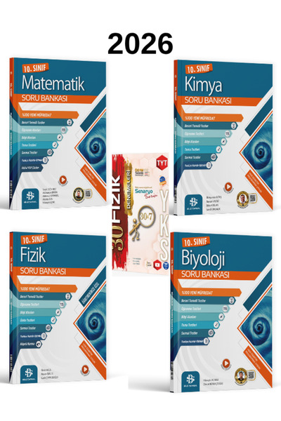 Bilgi Sarmal Yayınları 2026 Bilgi Sarmal 10. Sınıf Matematik Fizik Kimya Biyo...
