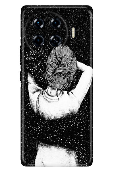 Spark 20 Pro Plus 6.78Inc Case Colorful Silicone Printed Tpu Black Love
