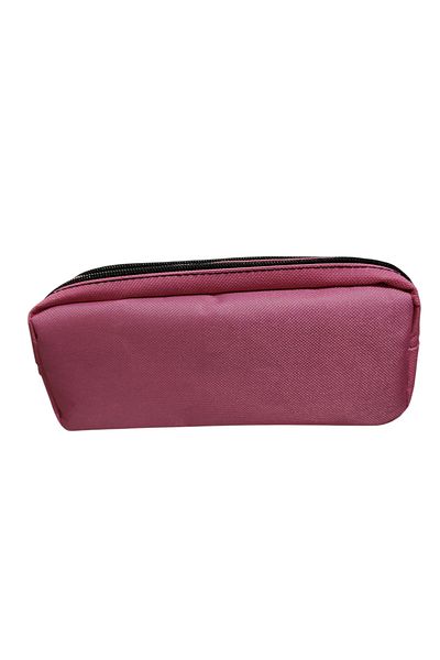 PartAntalya Girl's Pink Pencil Case Patterned 2 Compartment Pencil Case